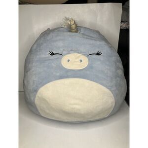 Squishmallows Kellytoy Anca Blue Unicorn  20” Jumbo Huggable Target Exclusive